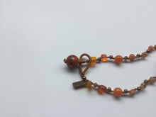 Load image into Gallery viewer, orange/ gold mala
