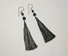 Load image into Gallery viewer, gray/ black tassel
