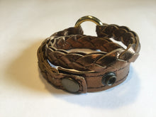 Load image into Gallery viewer, braided leather wrap
