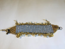 Load image into Gallery viewer, white woven crystal bracelet
